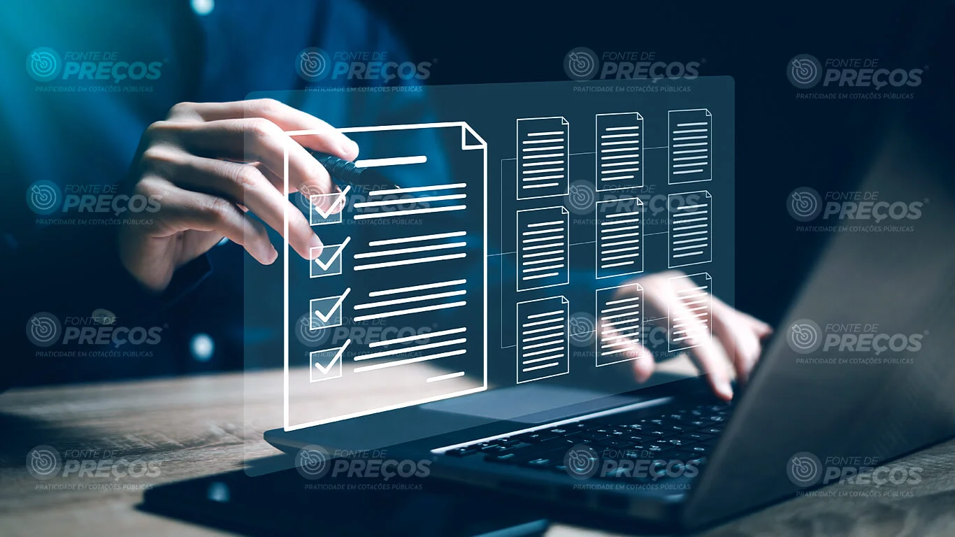 Sistema de pesquisa de preços online para agilizar as licitações