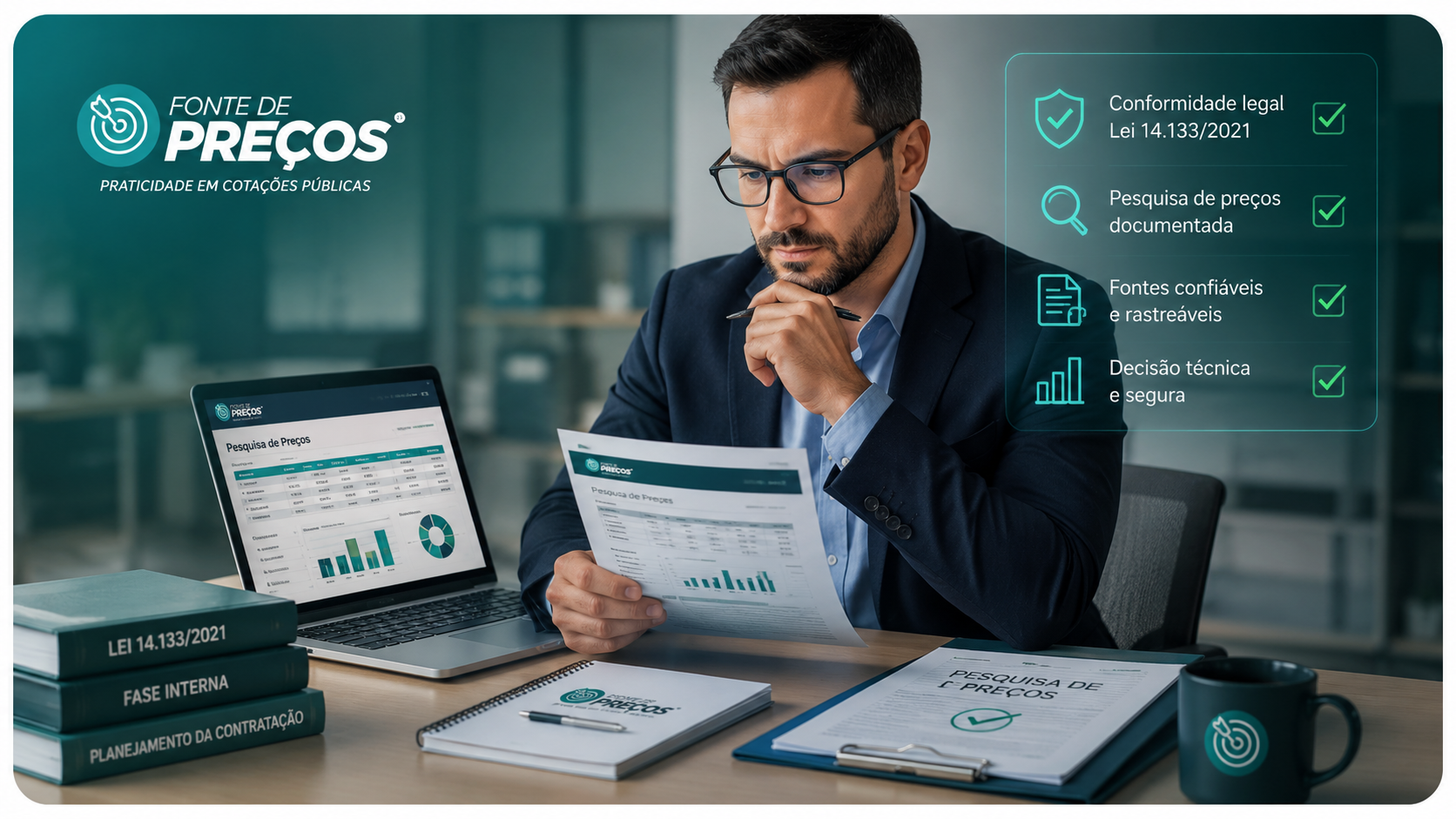Pesquisa de preços na Lei 14.133: por que ela é decisiva na fase interna das licitações?